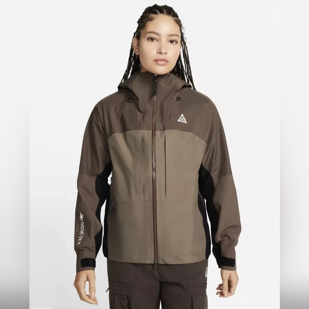Nike ACG GORETEX Misery RidgeIronstone/Olive Jacket/ Women's Size 2XL